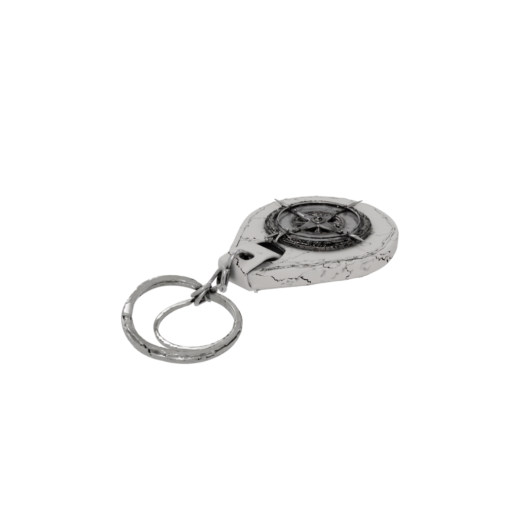 Pastel Layered Compass Charm