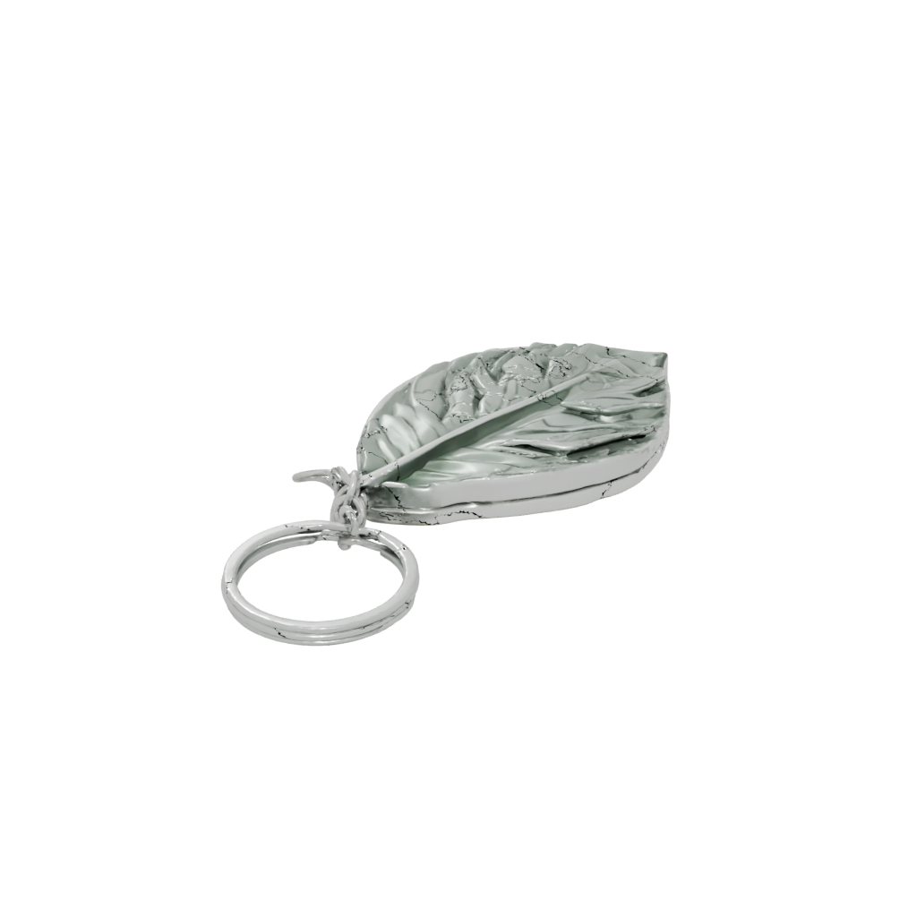 Pastel Layered Leaf Charm