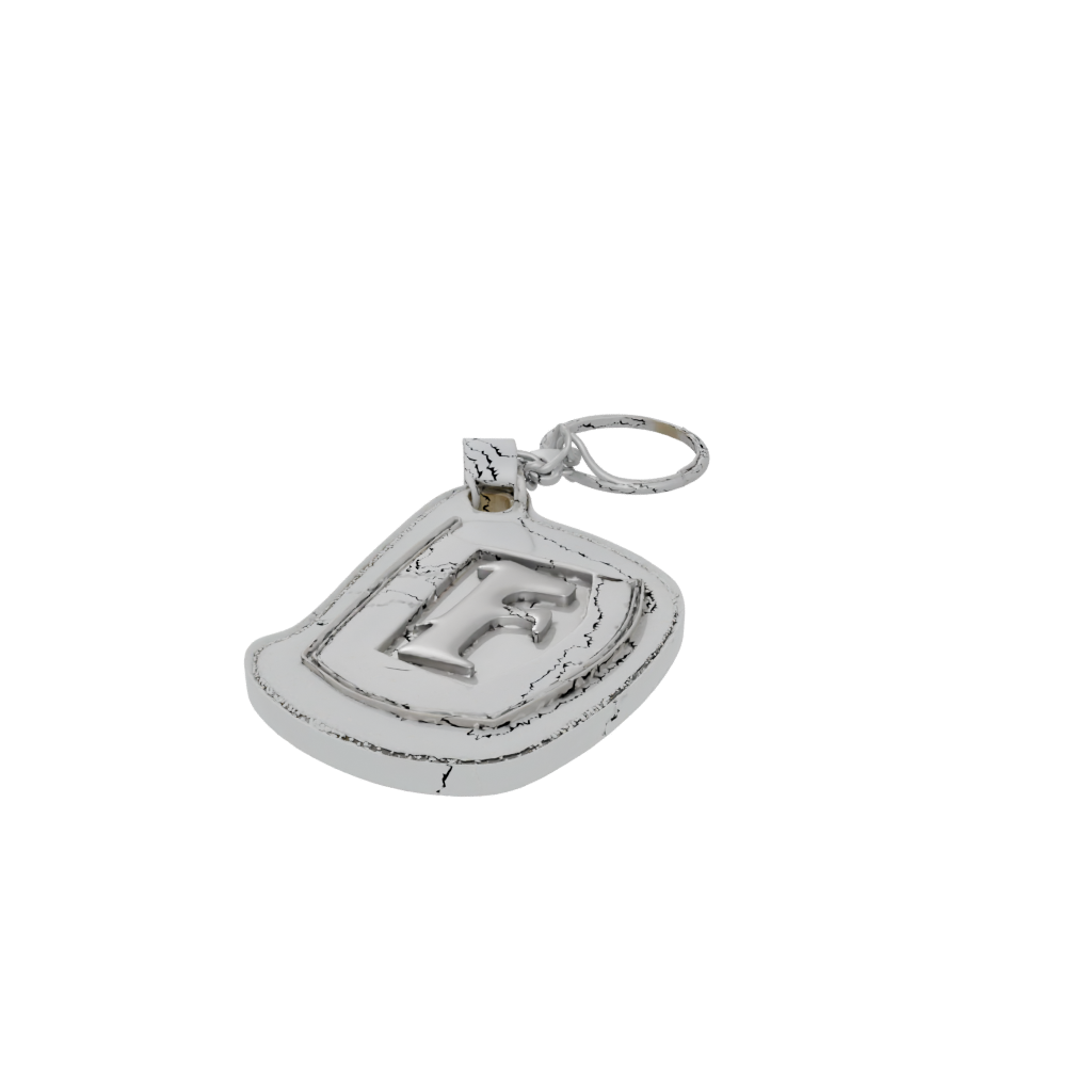 Pastel Layered Monogram Initial F