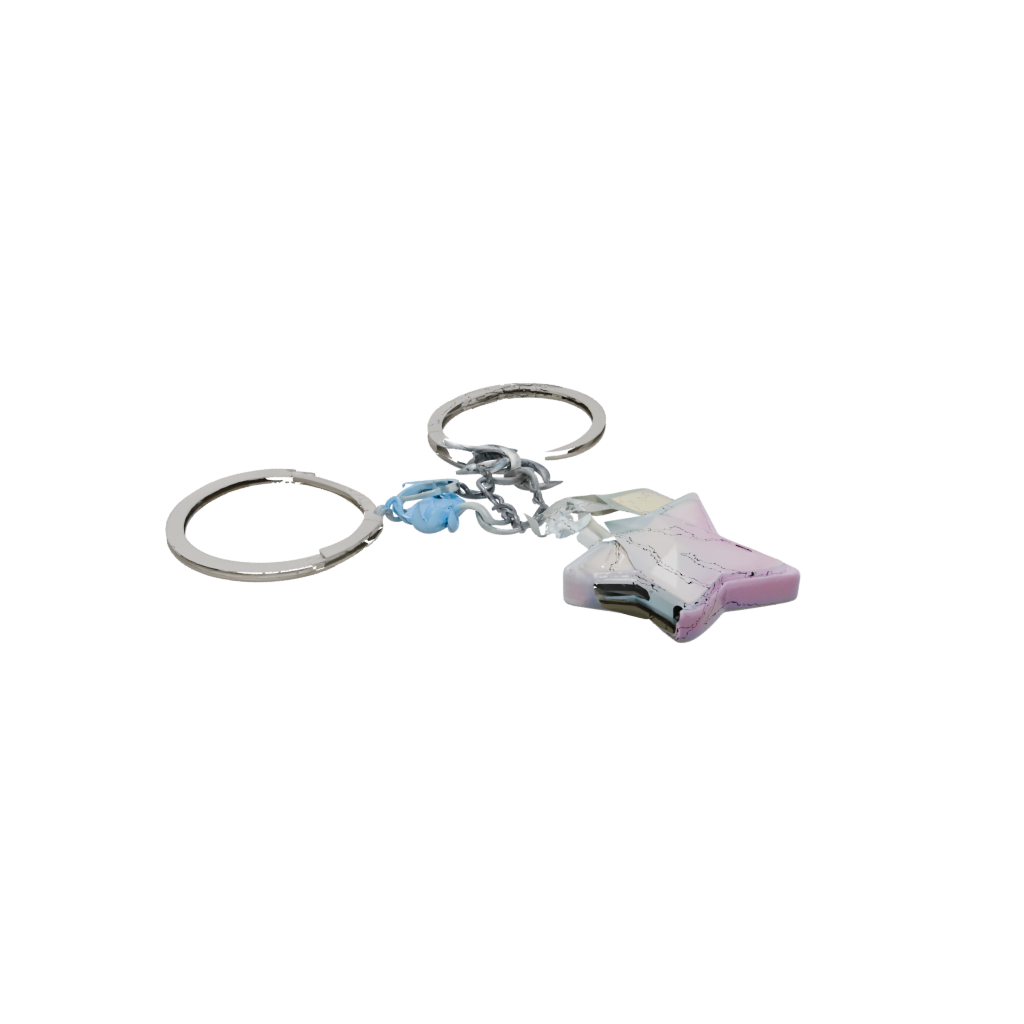 Pastel Layered Star Charm