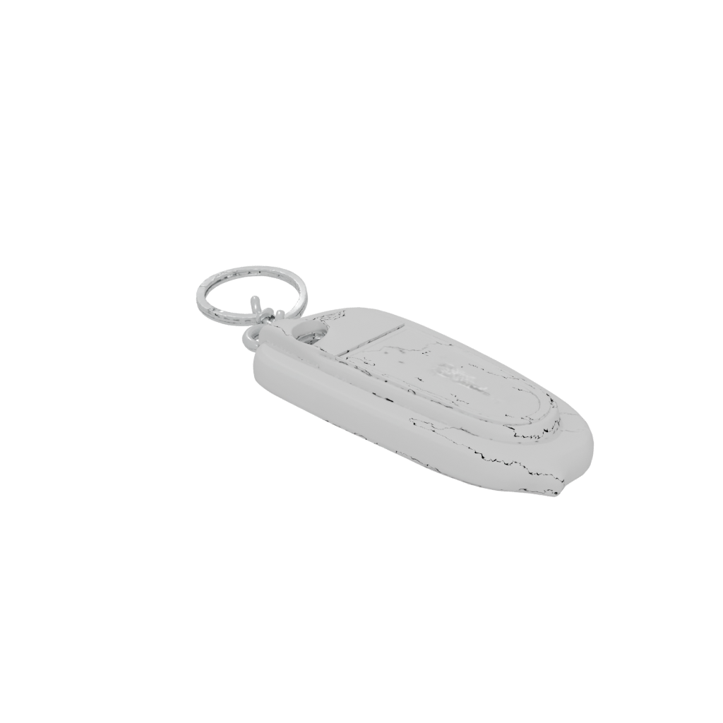 Pastel Layered Whistle Keyfob