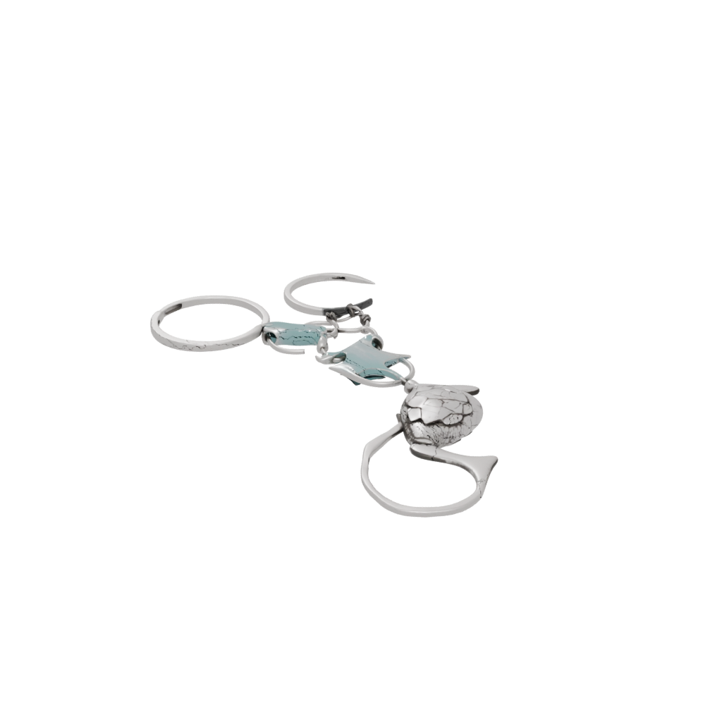 Pastel Outline Fish Charm