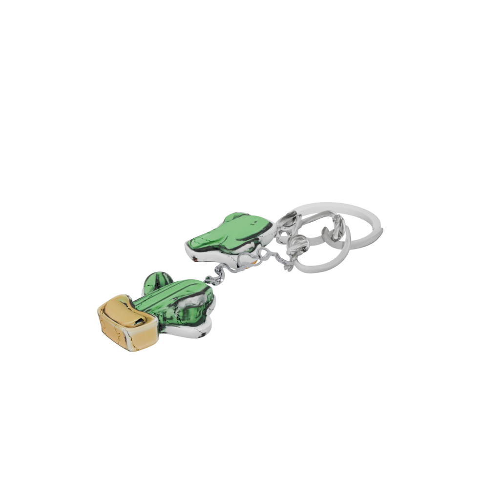 Pastel Outline Mini Cactus Charm