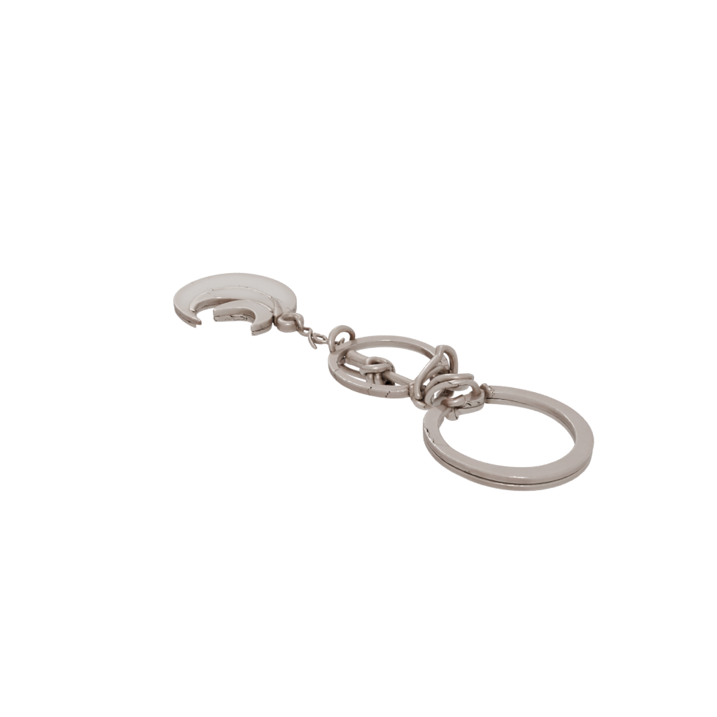 Pastel Outline Moon Crescent Charm