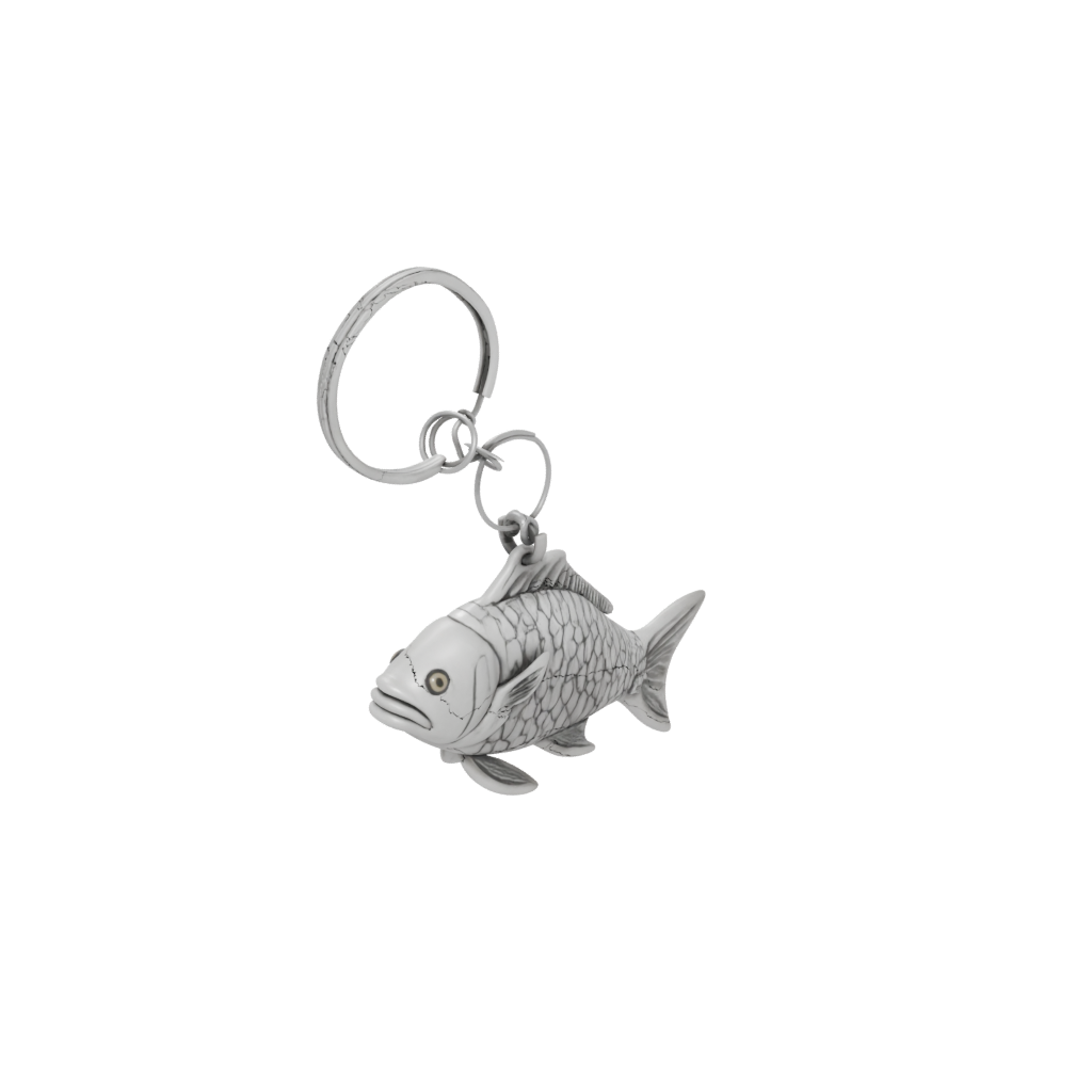 Woodgrain 3D Fish Charm