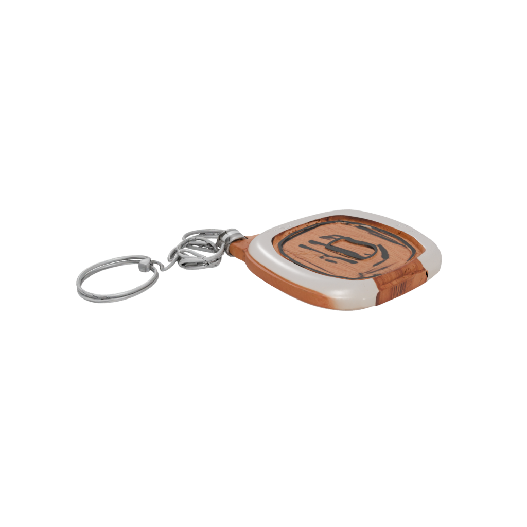 Woodgrain 3D Monogram Initial D