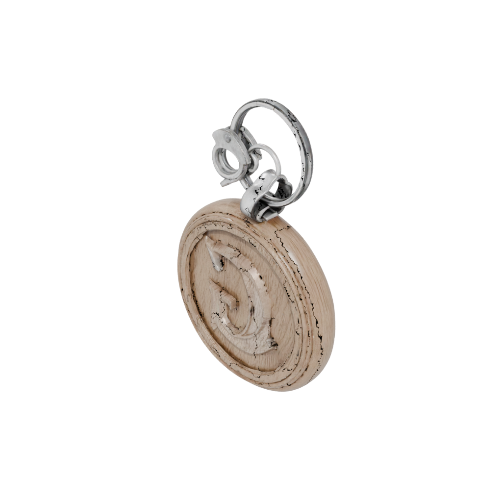 Woodgrain 3D Monogram Initial G