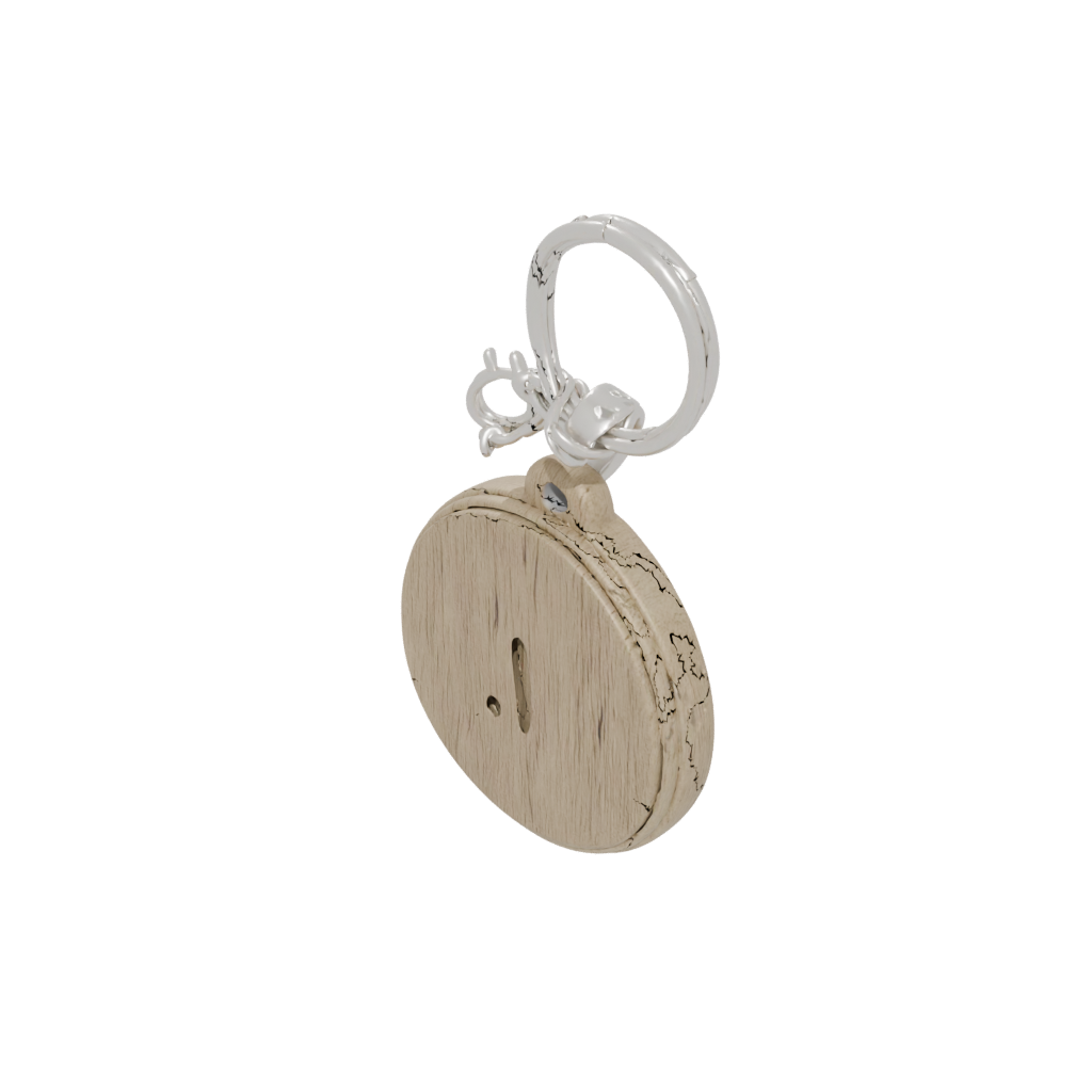 Woodgrain 3D Monogram Initial J