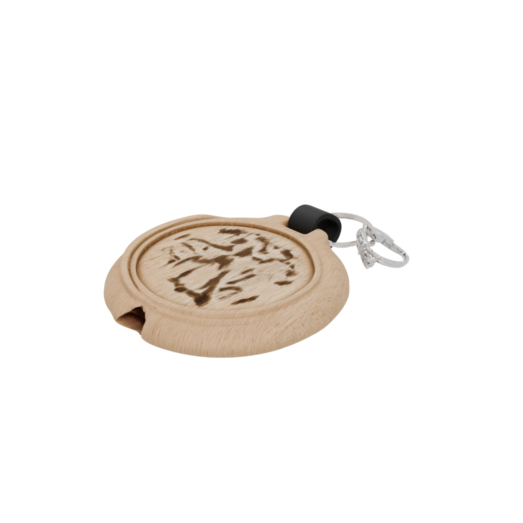 Woodgrain 3D Monogram Initial T