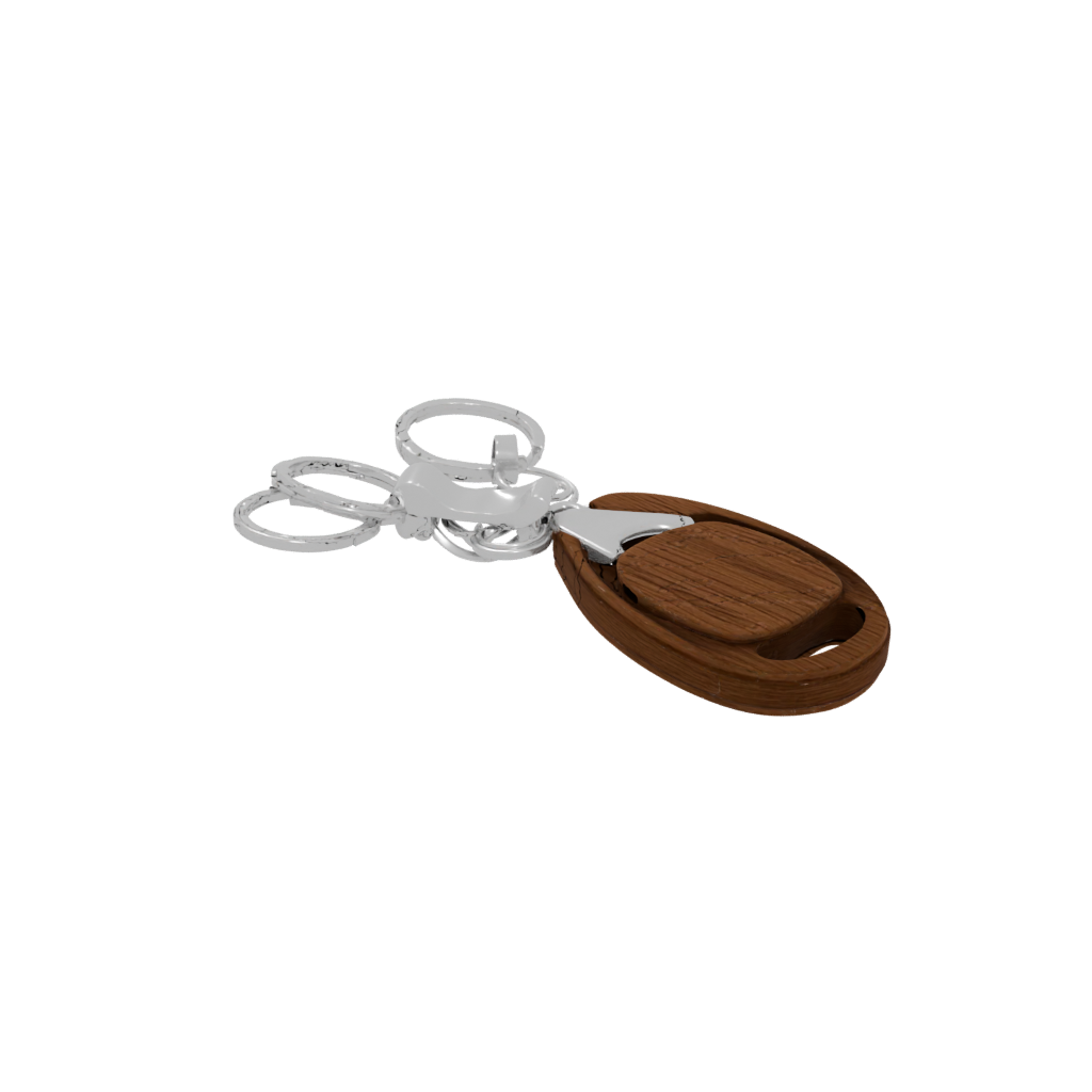Woodgrain Carabiner Clip