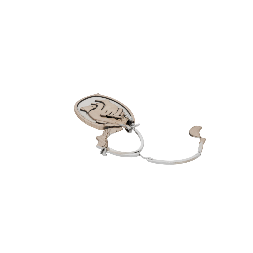 Woodgrain Fish Charm