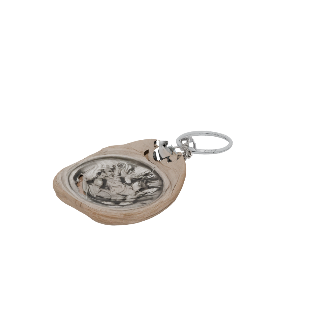 Woodgrain Mini Dragon Charm