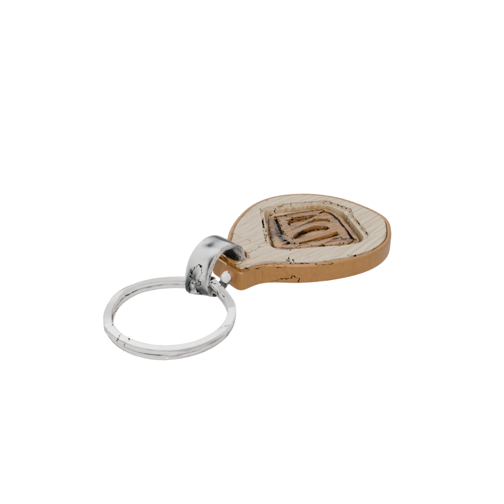 Woodgrain Monogram Initial D