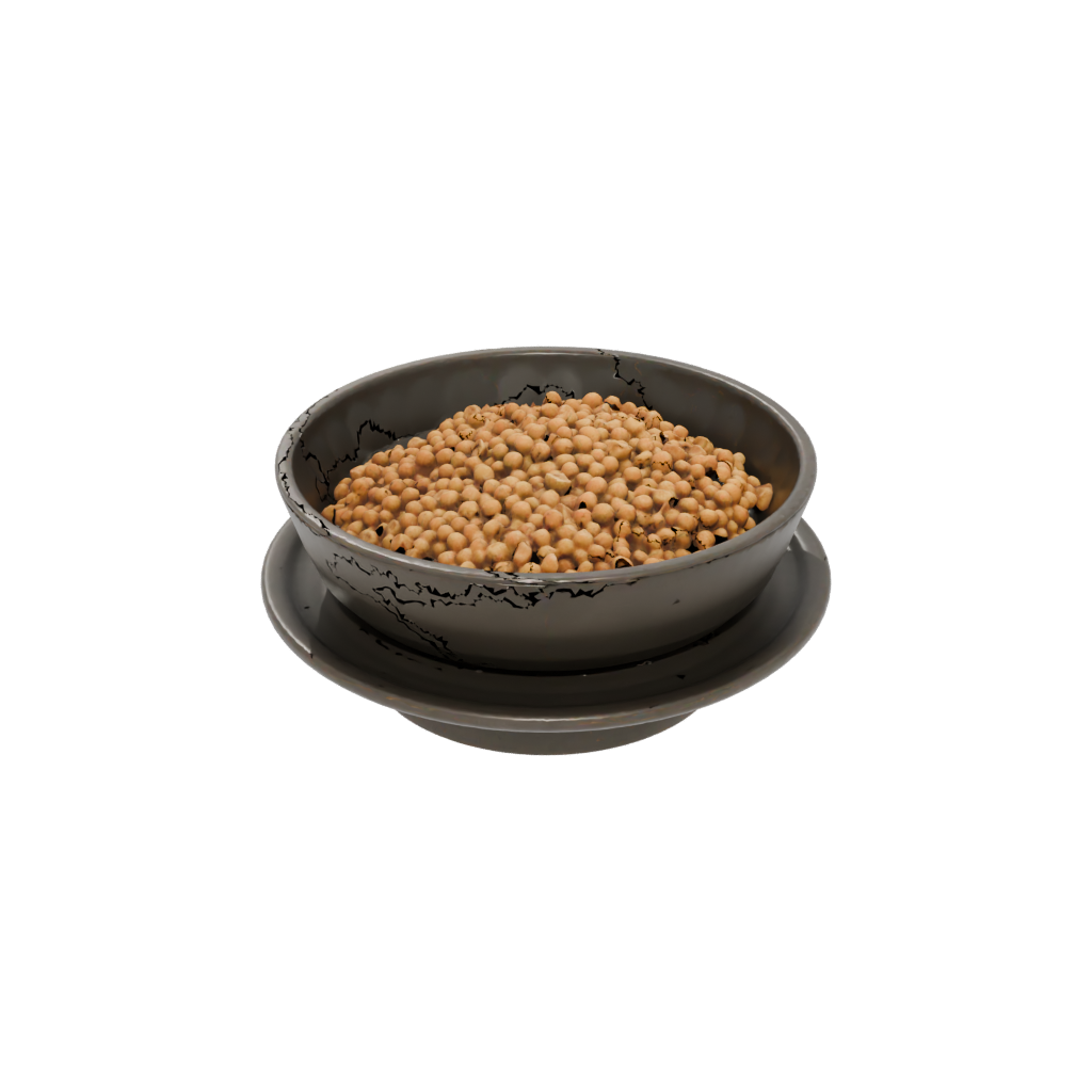 Bronze Modern Elevated Cat Food Bowl