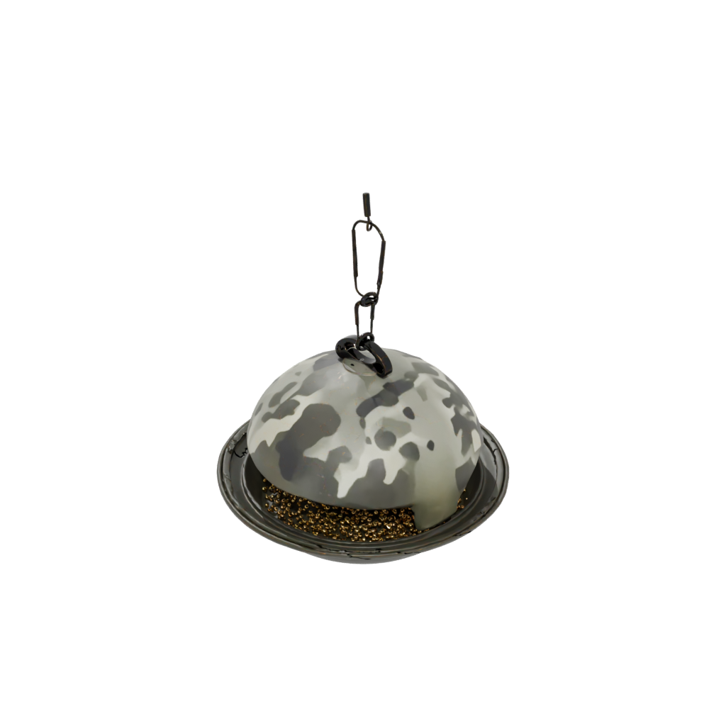 Camo Heavy-Duty Bird Feeder Dome