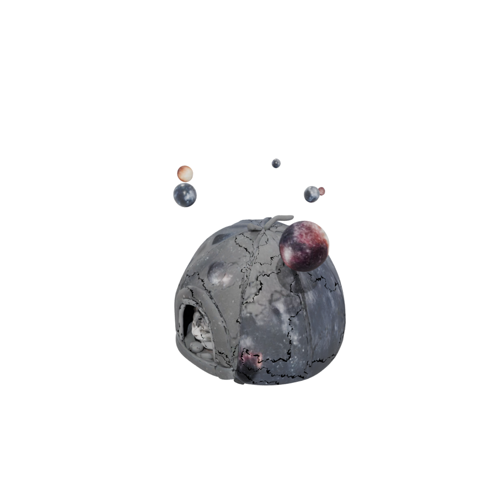 Galaxy Cute Small Pet Hideout Dome