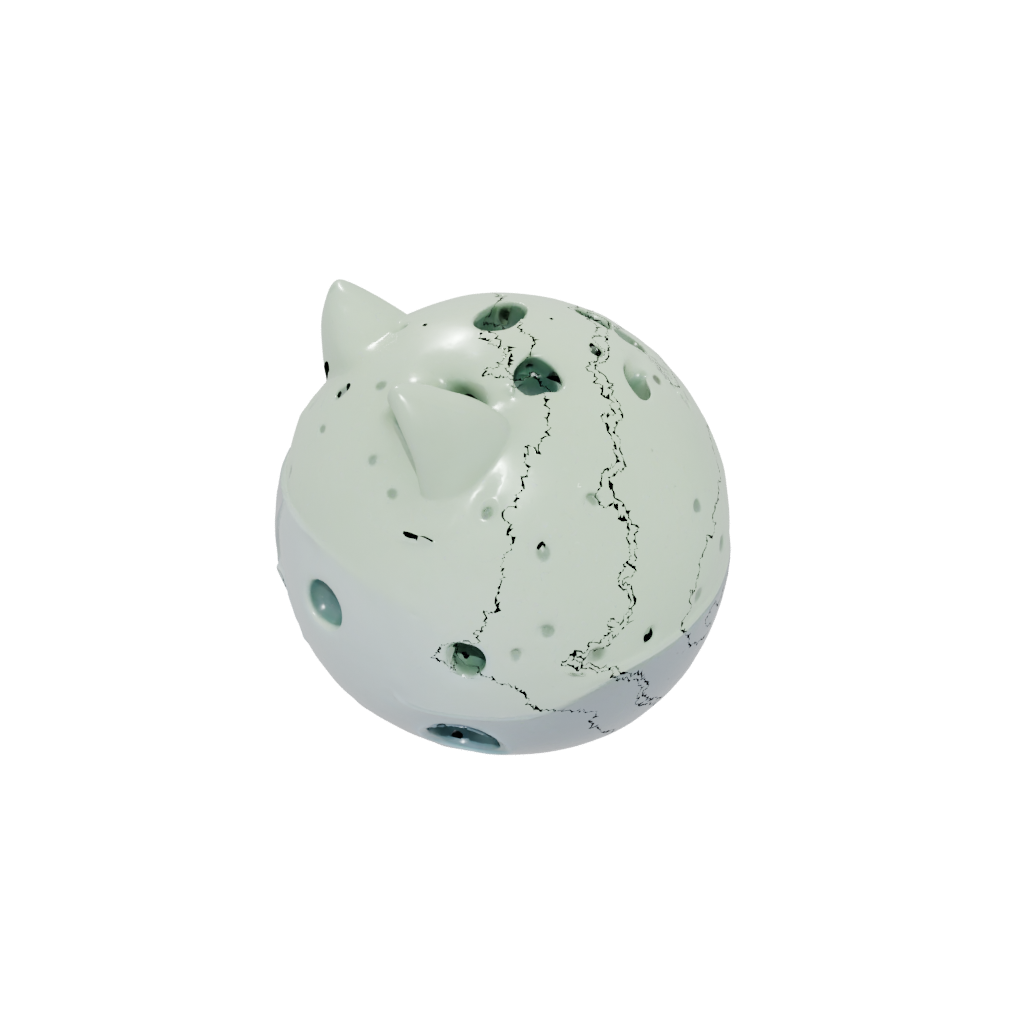 Glow Cute Cat Toy Ball With Bell Housing