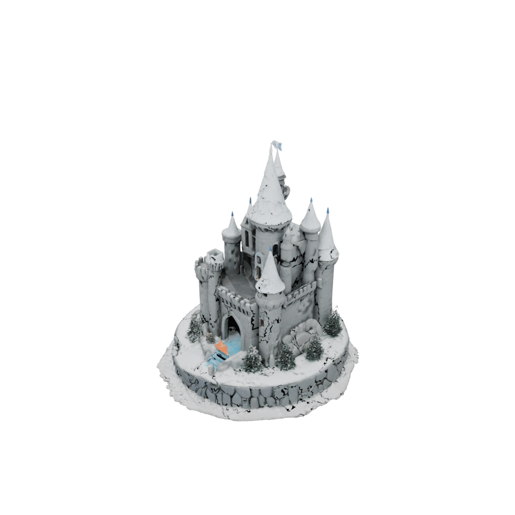 Holiday Fish Tank Ornament Castle