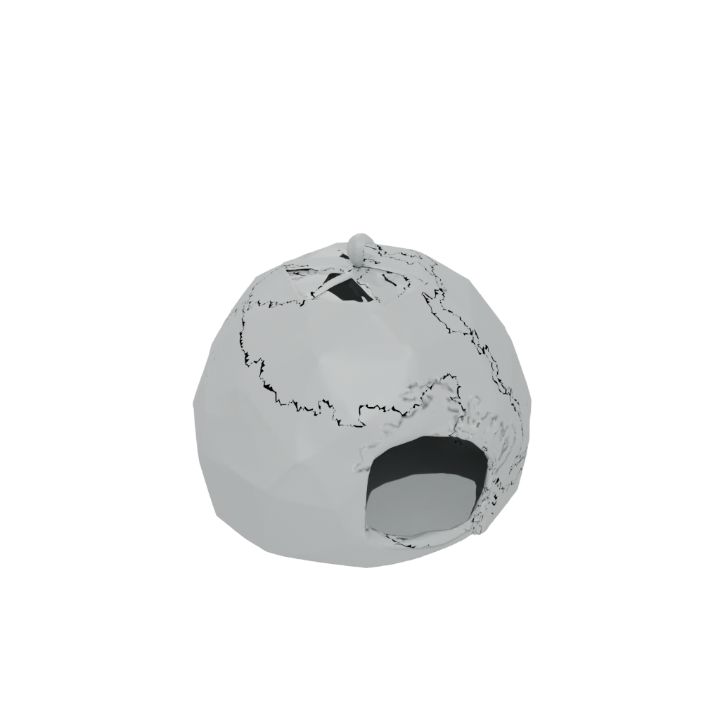 Low-Poly Small Pet Hideout Dome