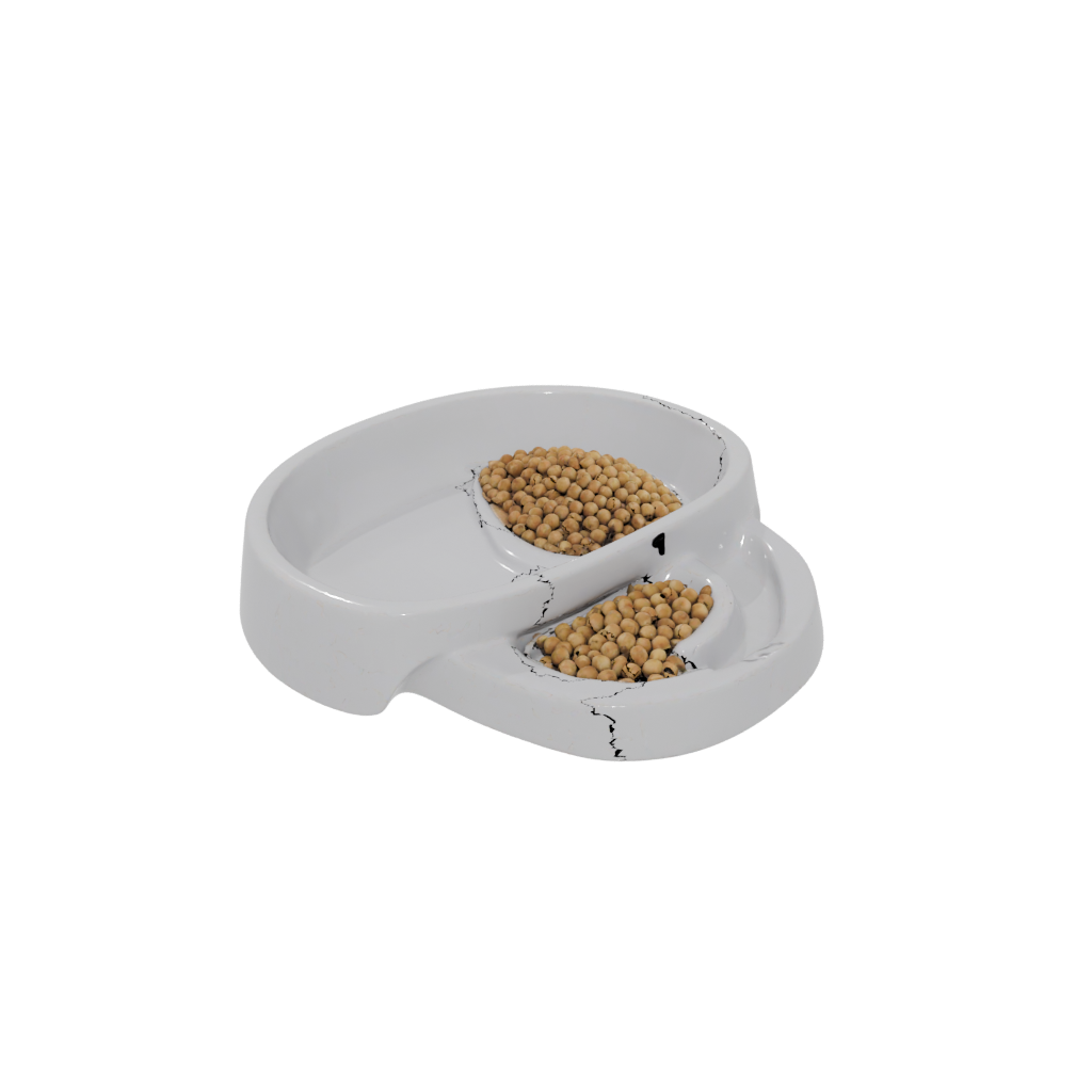 Modern Elevated Cat Food Bowl
