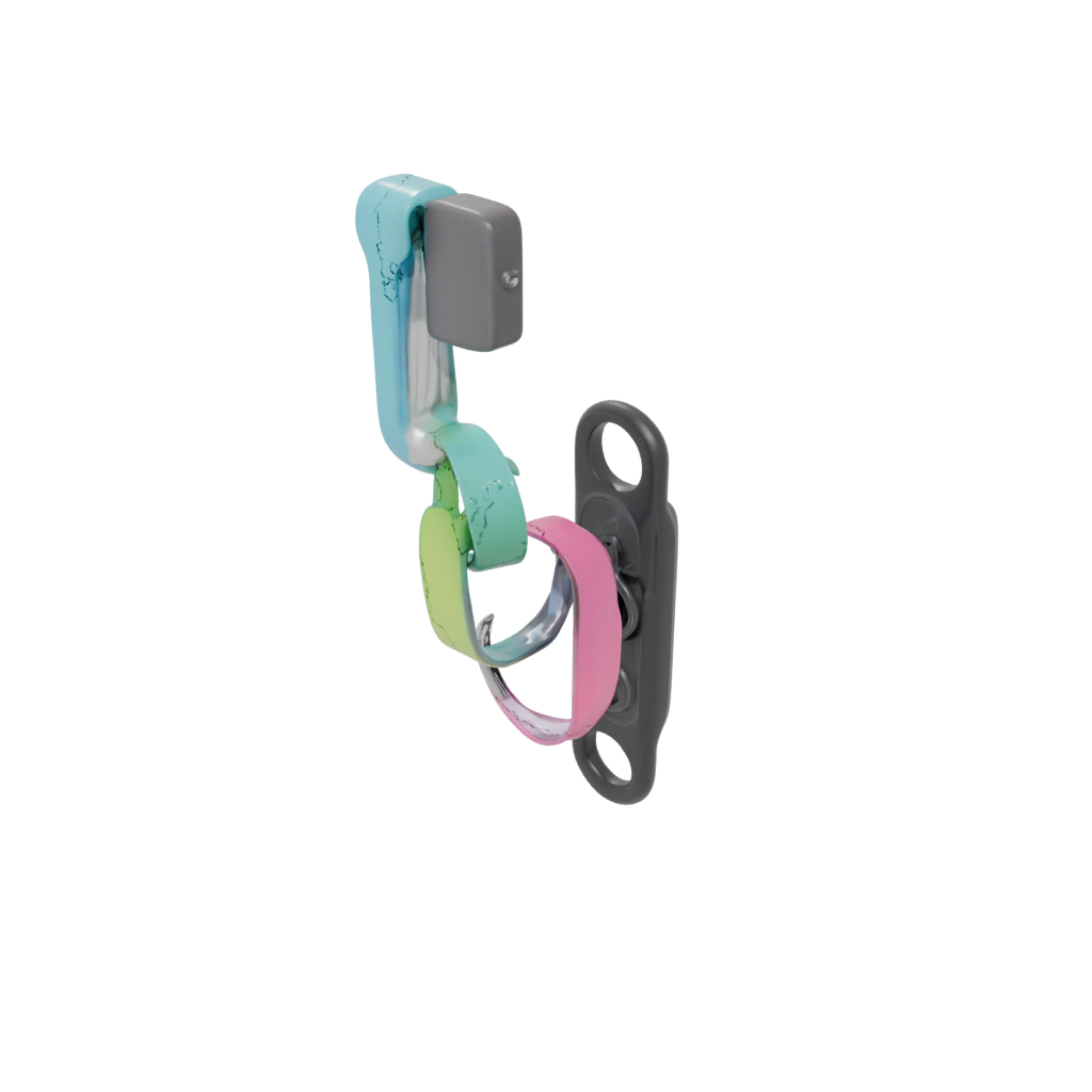 Neon Heavy-Duty Leash Hook Wall Mount