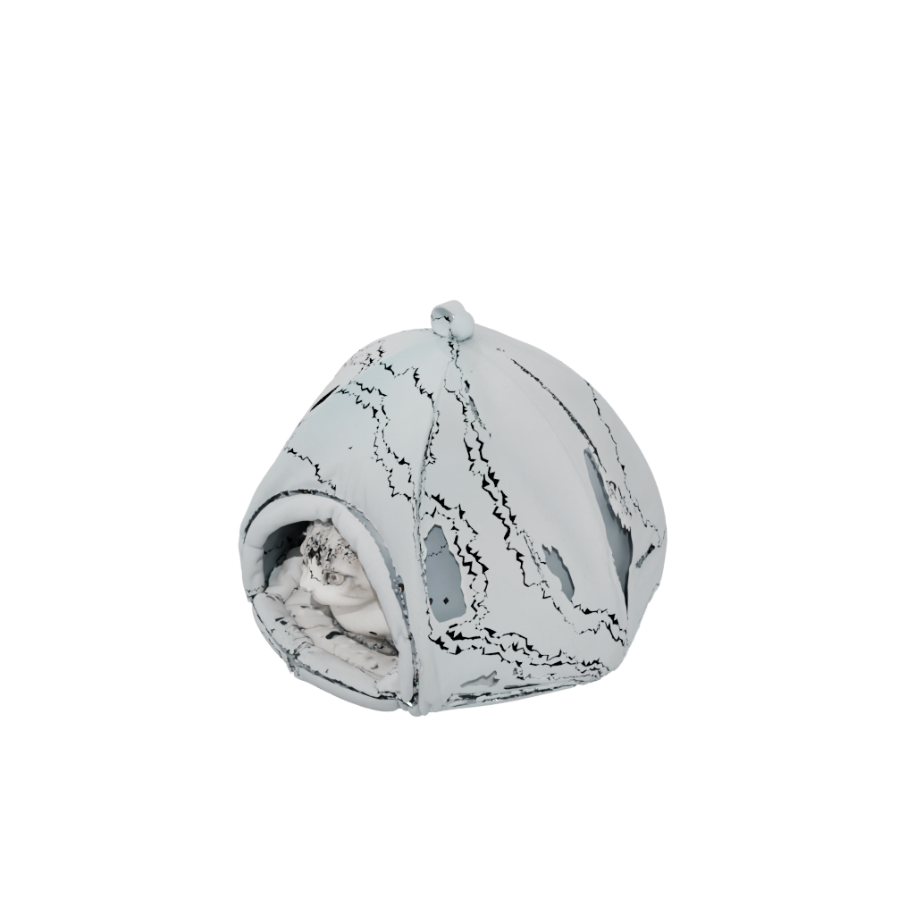 Pastel Heavy-Duty Small Pet Hideout Dome