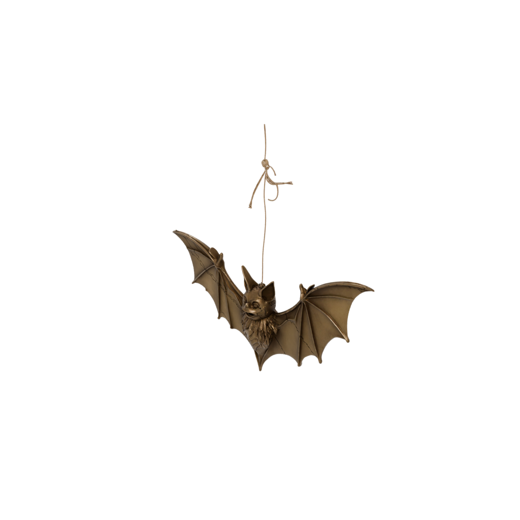 Bronze Bat Ornament — seasonal 3D print model, STL