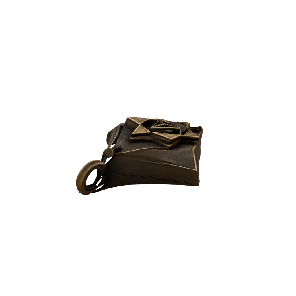 Bronze Cute Dreidel Spinner — seasonal 3D print model, STL