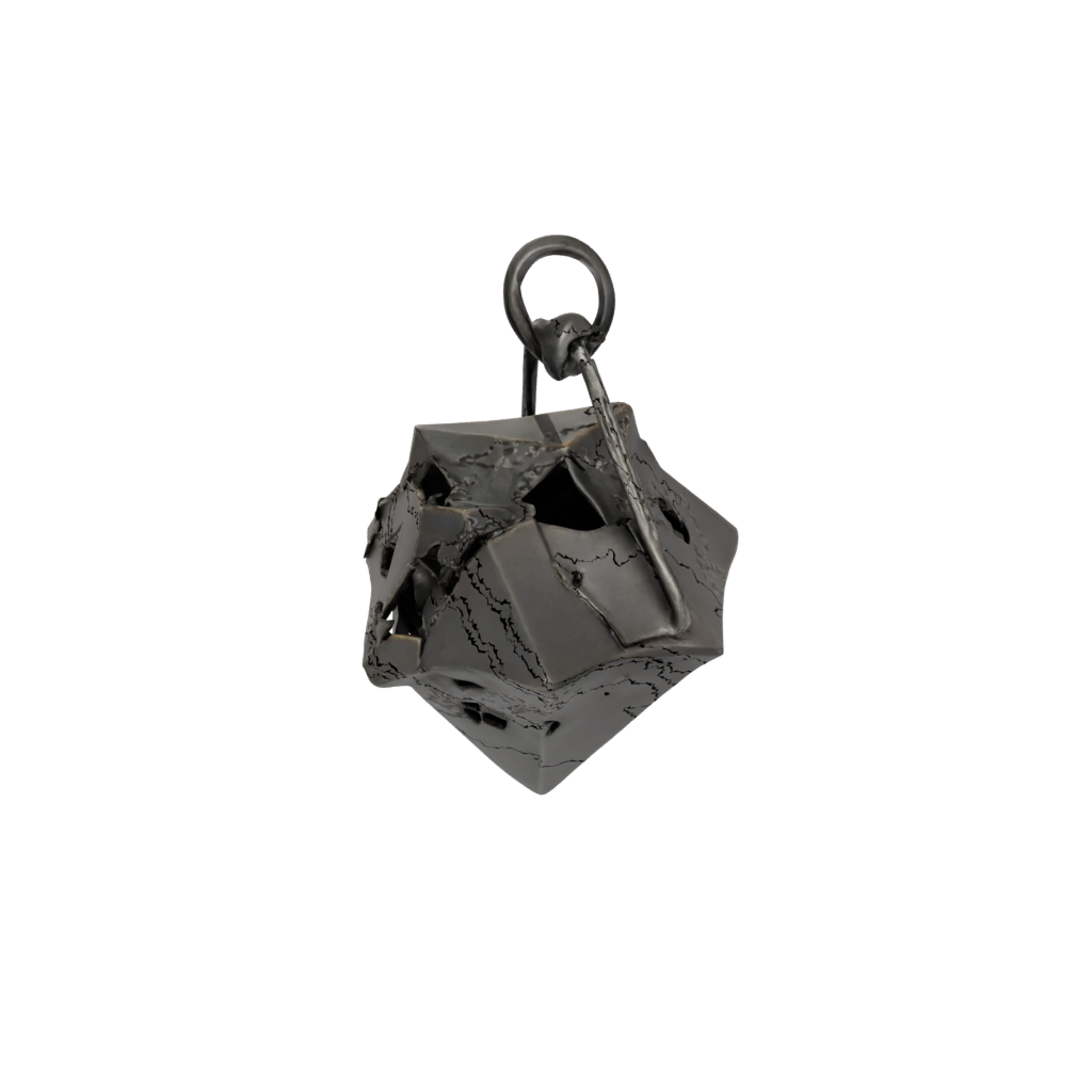 Bronze Modern Dreidel Spinner — seasonal 3D print model, STL