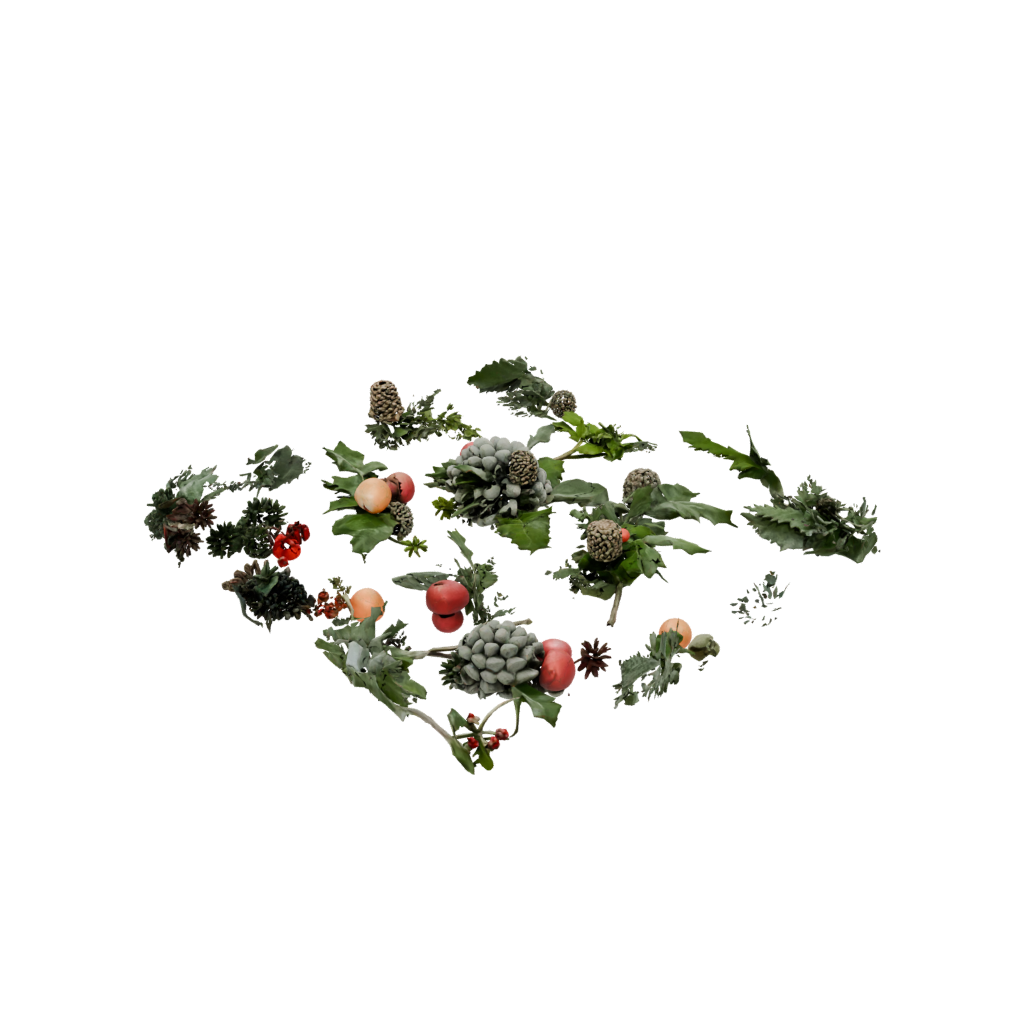 Camo Cornucopia Centerpiece — seasonal 3D print model, STL
