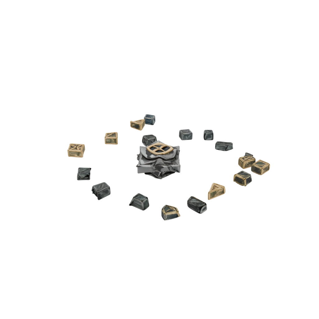 Camo Dreidel Spinner — seasonal 3D print model, STL