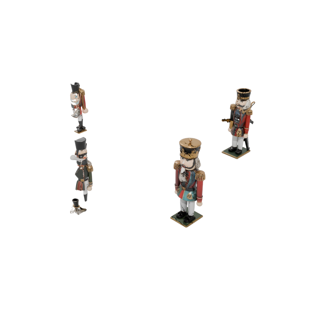 Camo Nutcracker Soldier Original — seasonal 3D print model, STL
