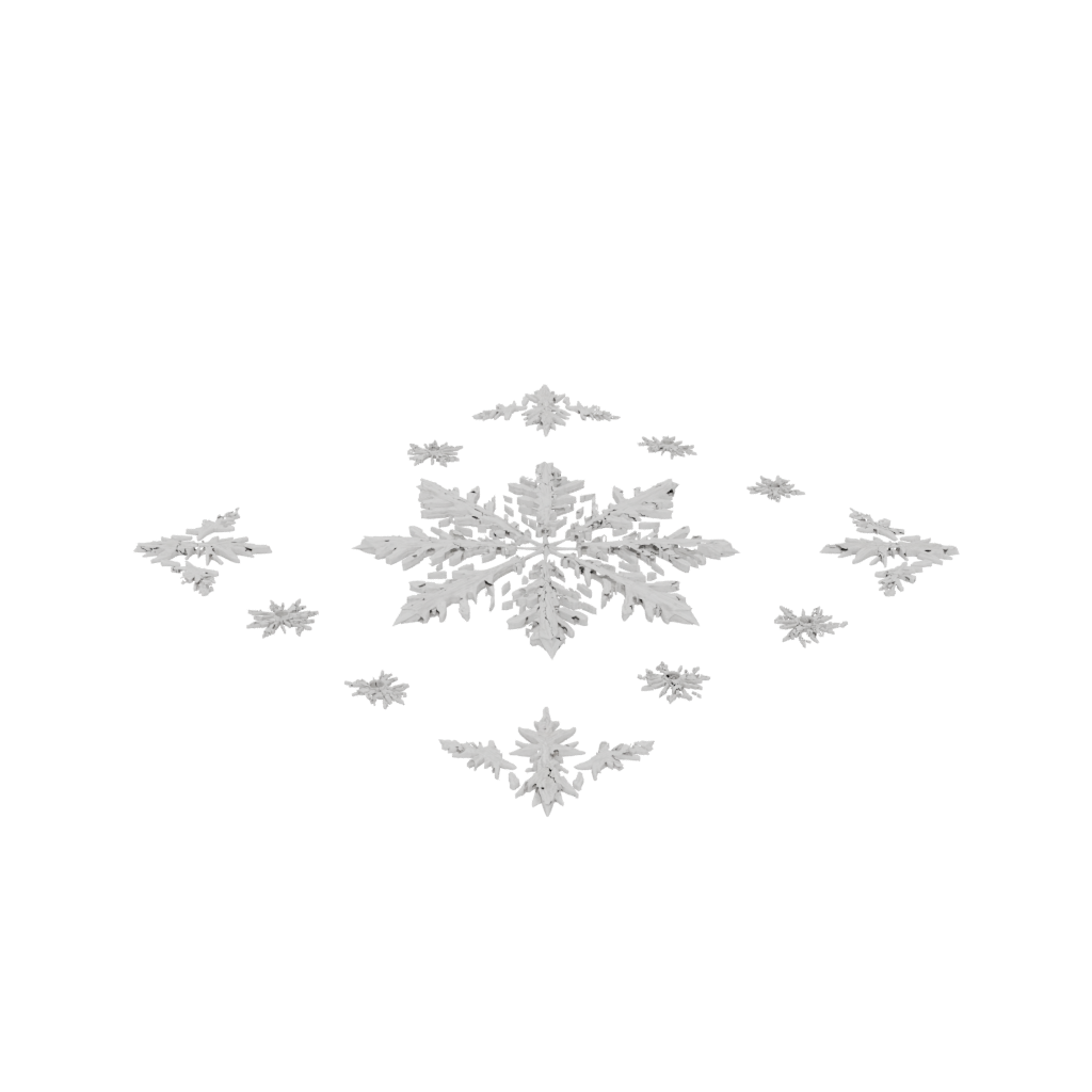 Camo Ornate Snowflake Ornament — seasonal 3D print model, STL