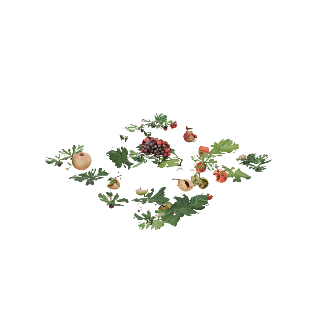 Camo Cute Cornucopia Centerpiece — seasonal 3D print model, STL