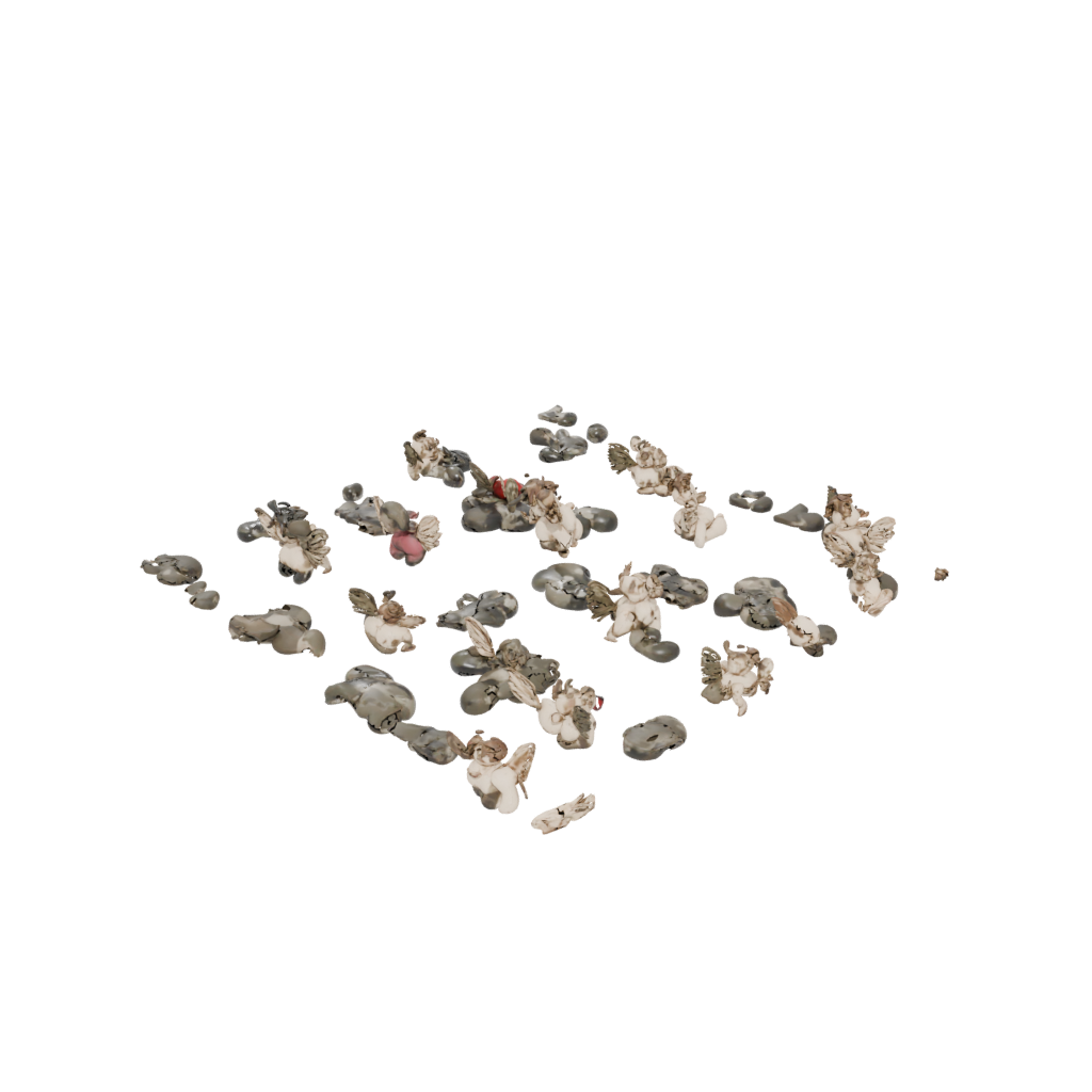Camo Cute Cupid Charm — seasonal 3D print model, STL