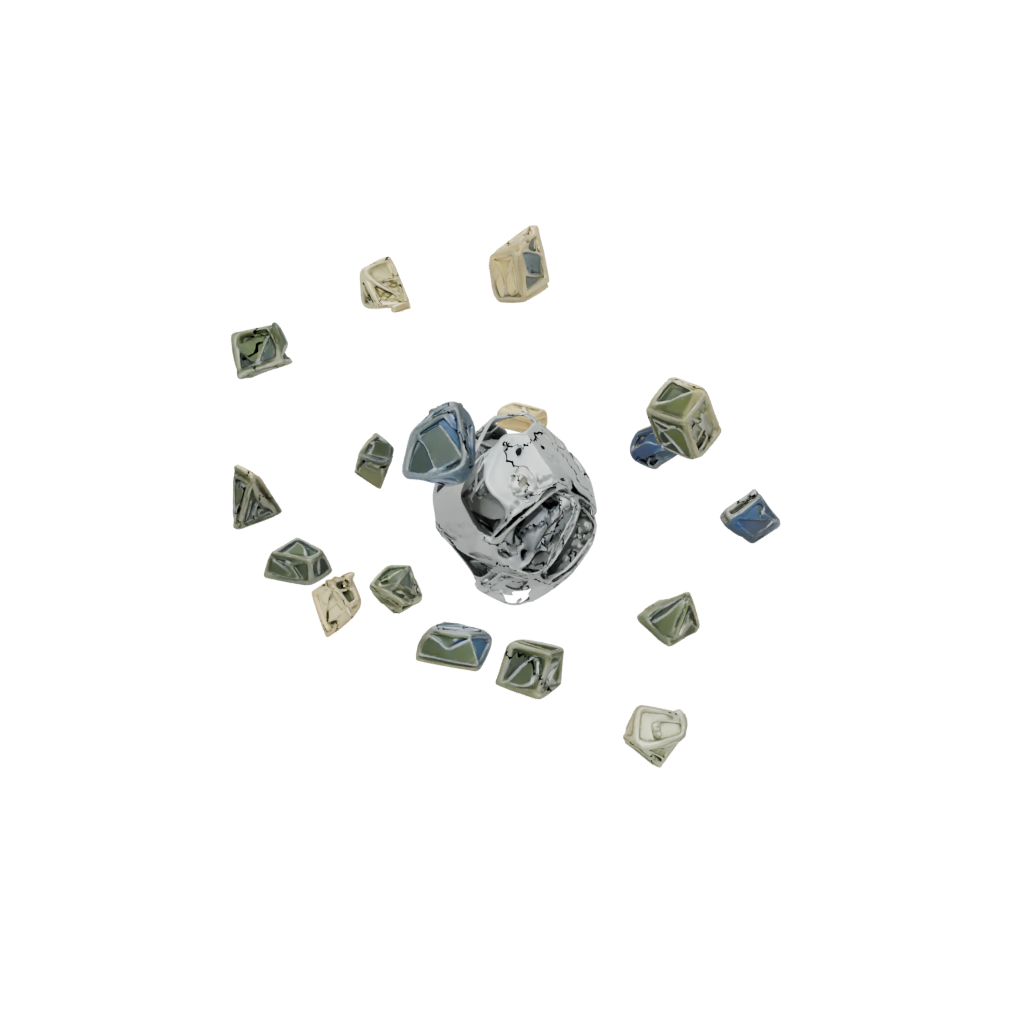 Camo Cute Dreidel Spinner — seasonal 3D print model, STL