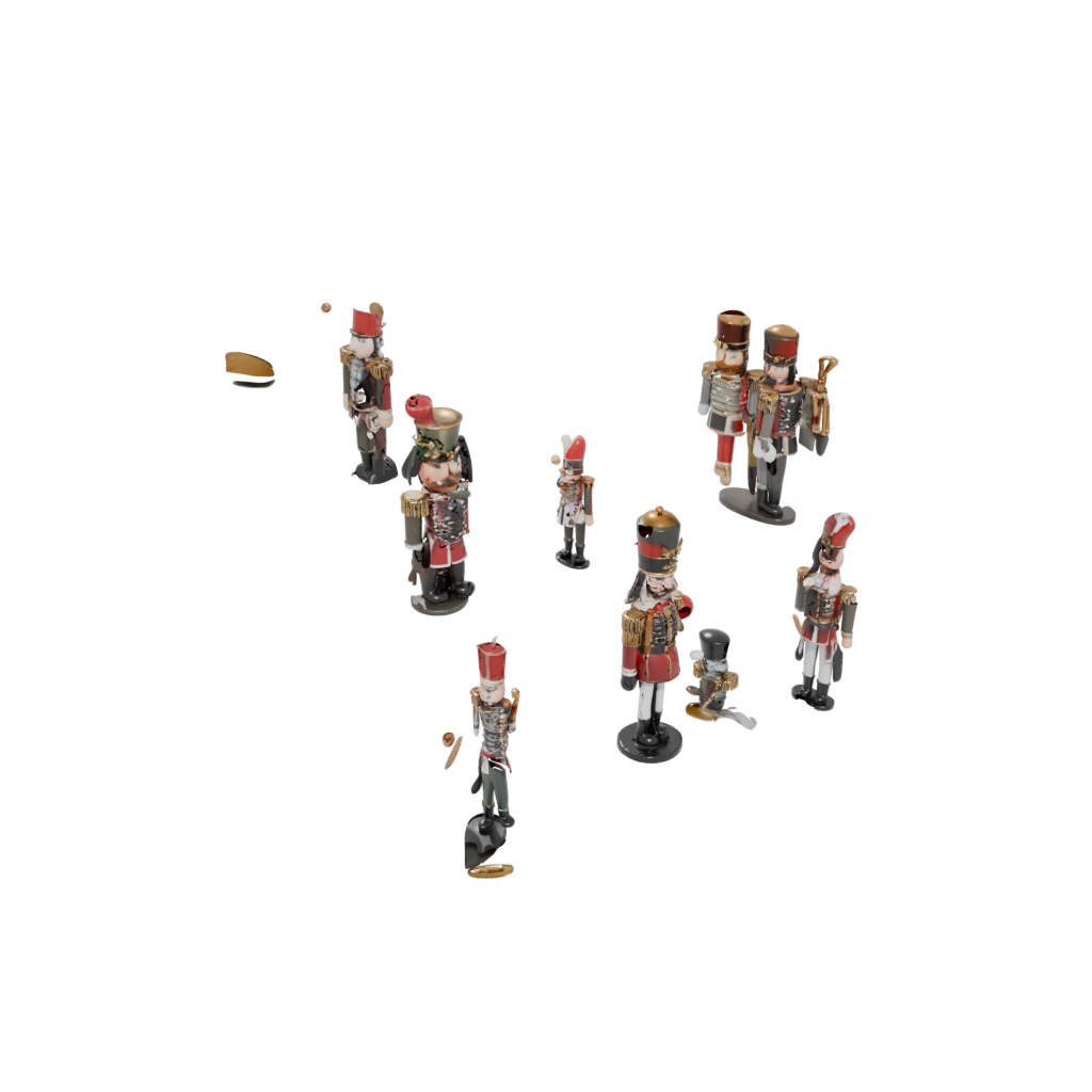 Camo Cute Nutcracker Soldier Original — seasonal 3D print model, STL