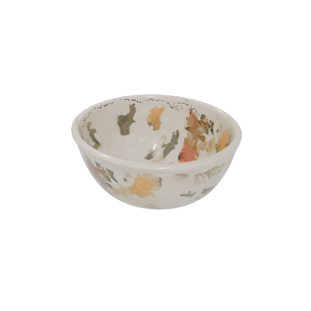 Camo Modern Autumn Leaf Bowl — seasonal 3D print model, STL