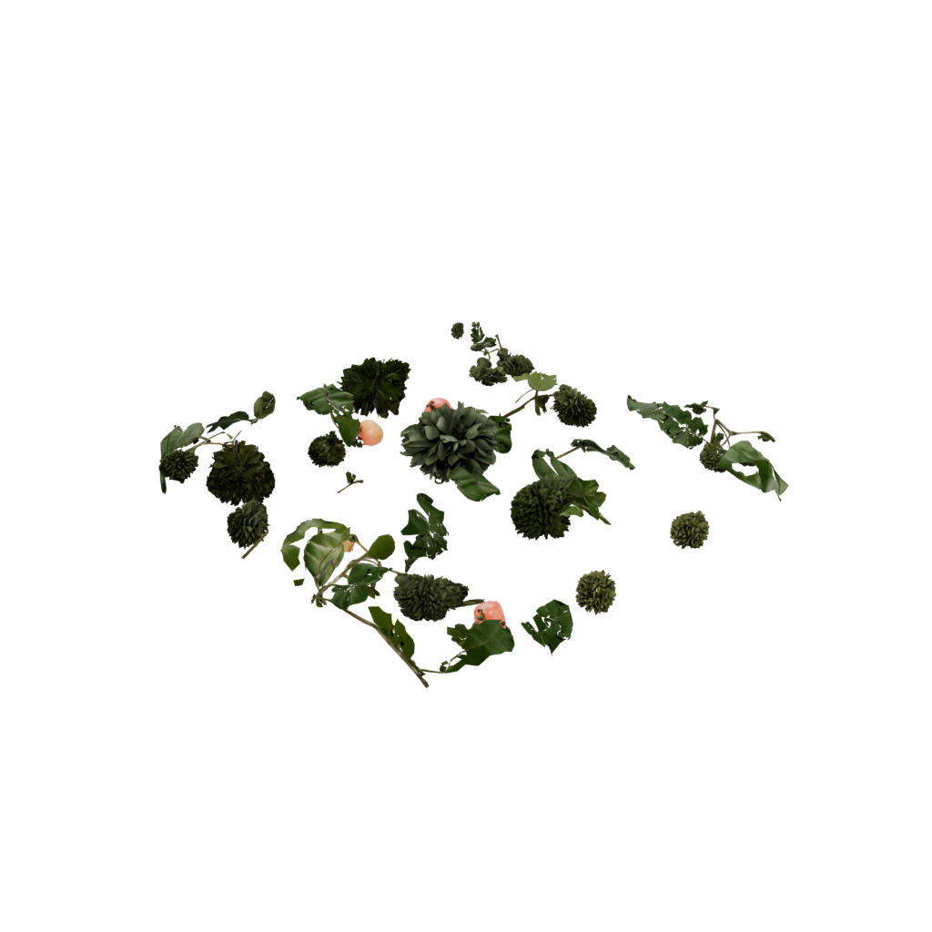 Camo Modern Cornucopia Centerpiece — seasonal 3D print model, STL