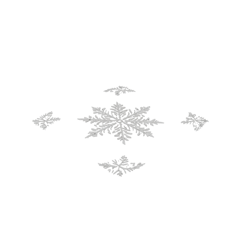 Camo Modern Ornate Snowflake Ornament — seasonal 3D print model, STL