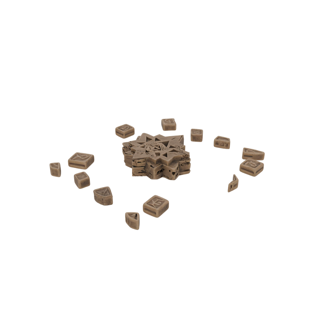 Camo Rustic Dreidel Spinner — seasonal 3D print model, STL