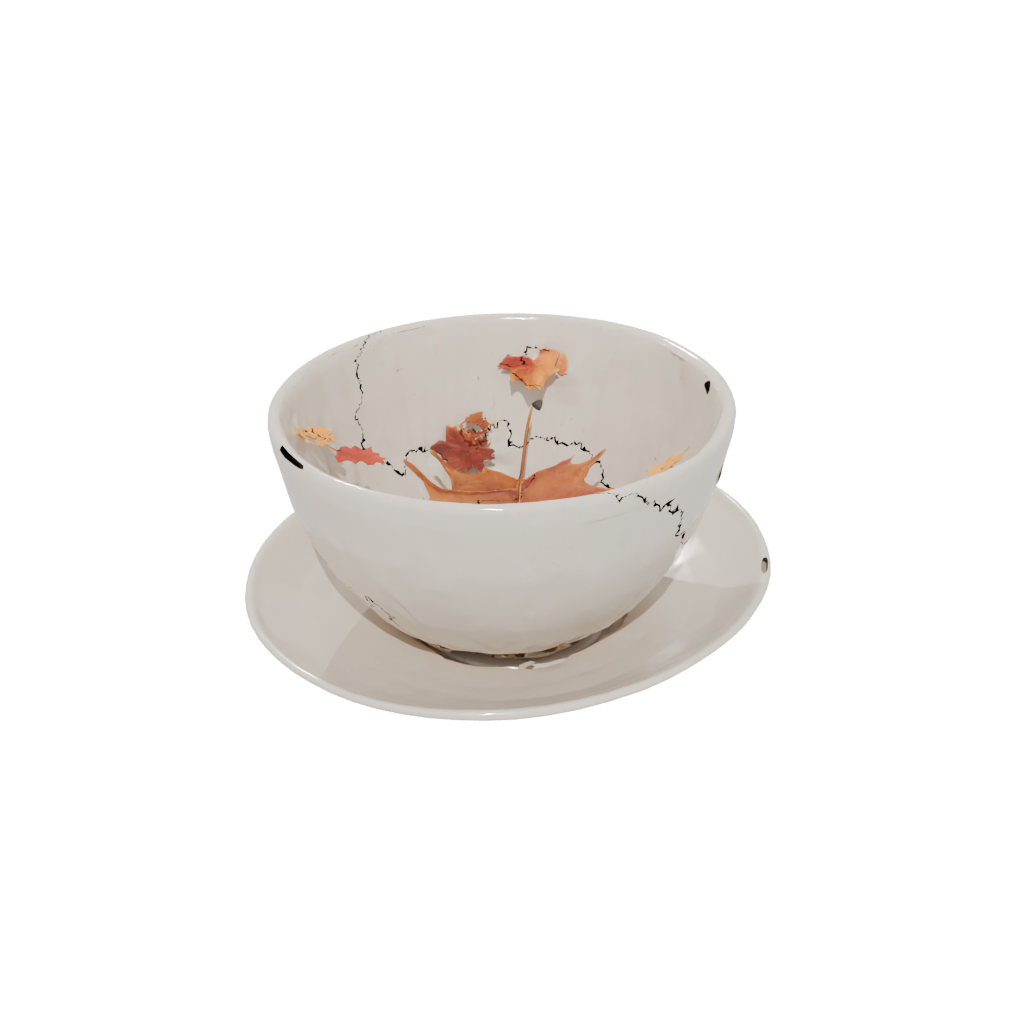 Autumn Leaf Bowl — seasonal 3D print model, STL