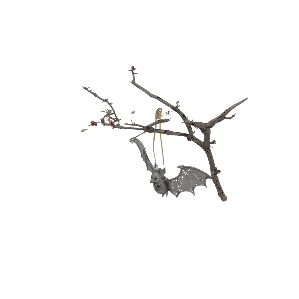 Bat Ornament — seasonal 3D print model, STL