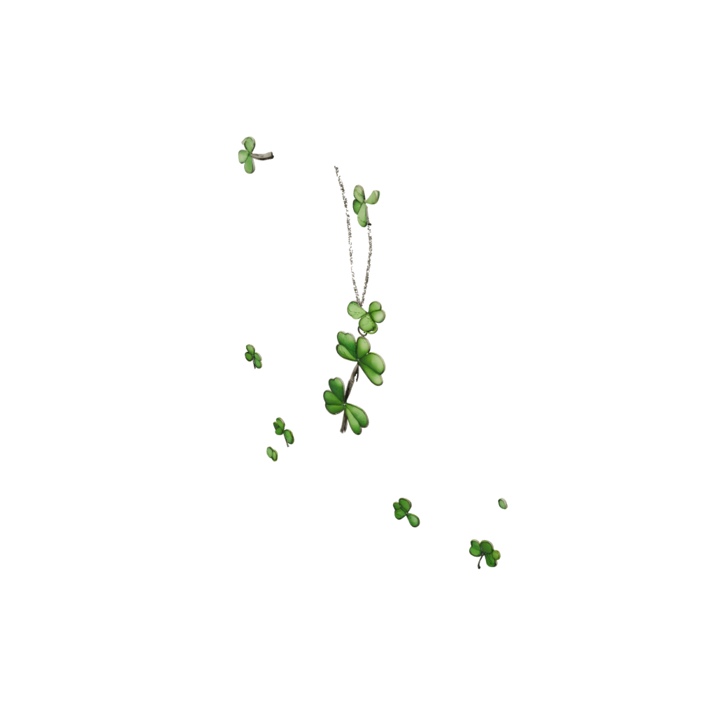 Shamrock Charm — seasonal 3D print model, STL