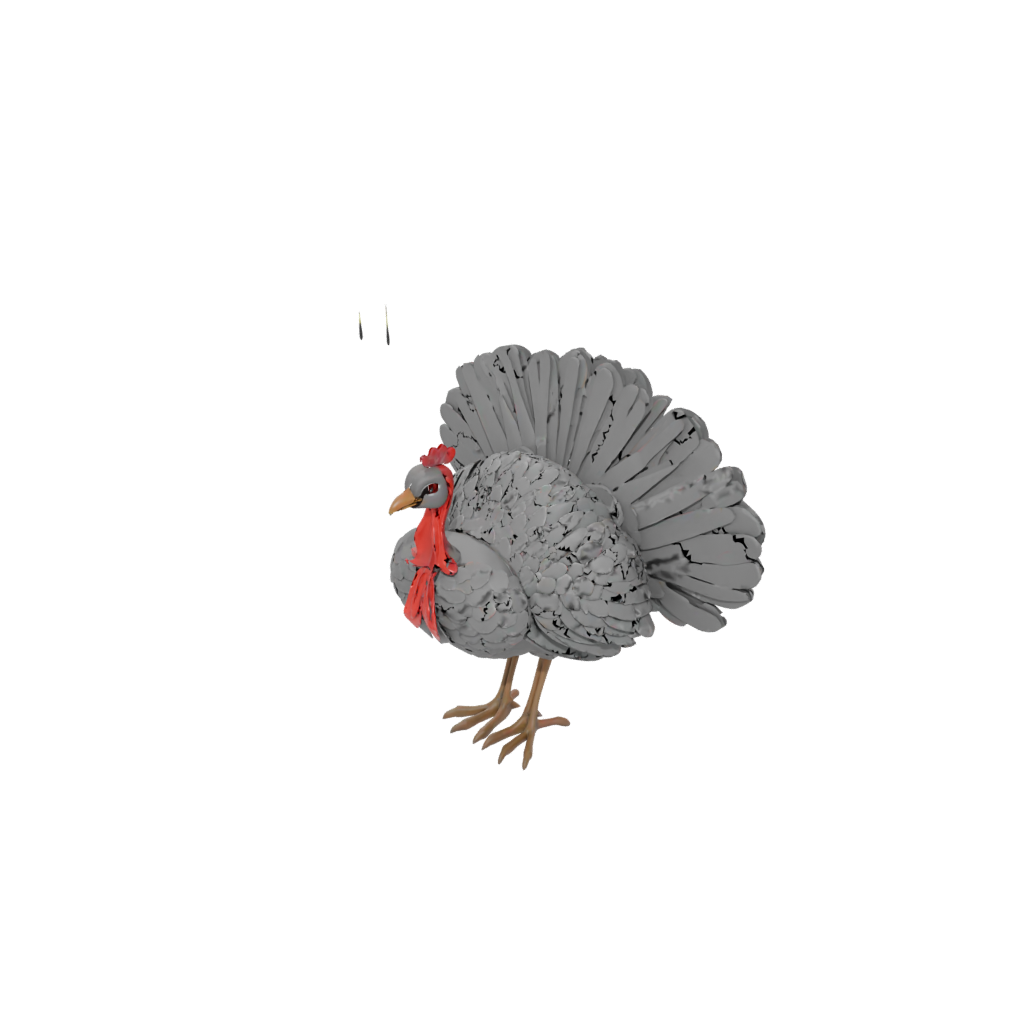 Turkey Centerpiece Figure