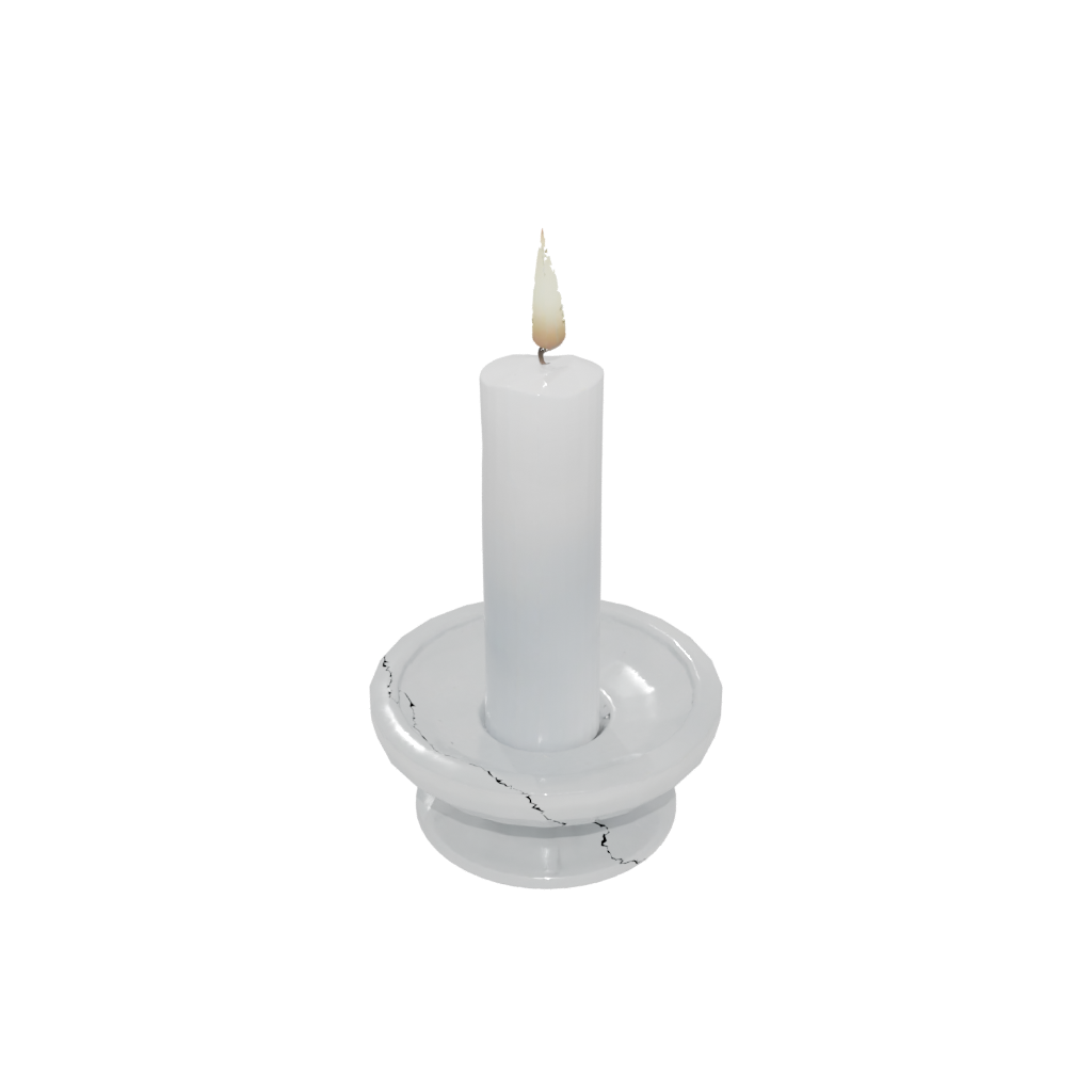 Crystal Cute Advent Candle Holder — seasonal 3D print model, STL