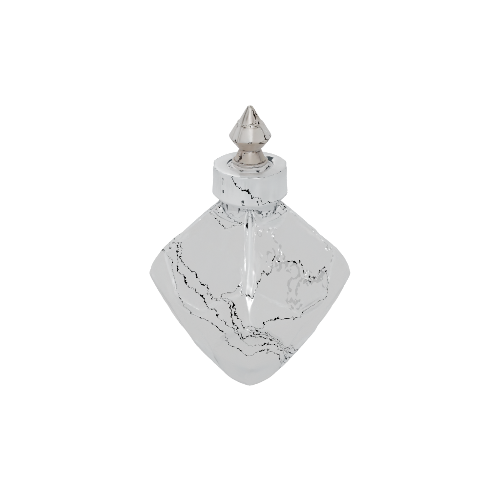Crystal Cute Dreidel Spinner — seasonal 3D print model, STL