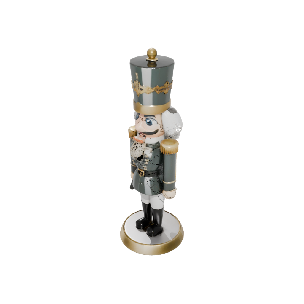 Crystal Cute Nutcracker Soldier Original — seasonal 3D print model, STL