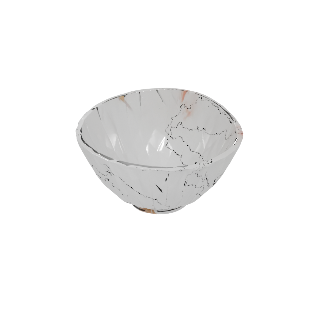 Crystal Modern Autumn Leaf Bowl — seasonal 3D print model, STL