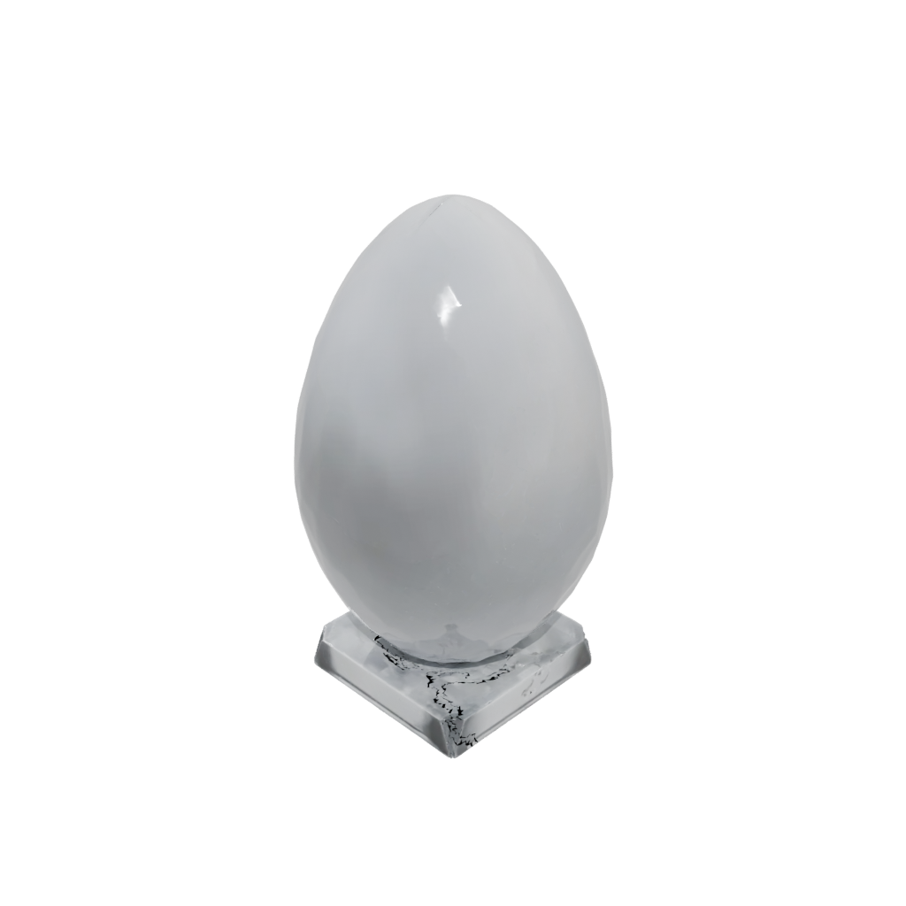 Crystal Modern Easter Egg Relief — seasonal 3D print model, STL